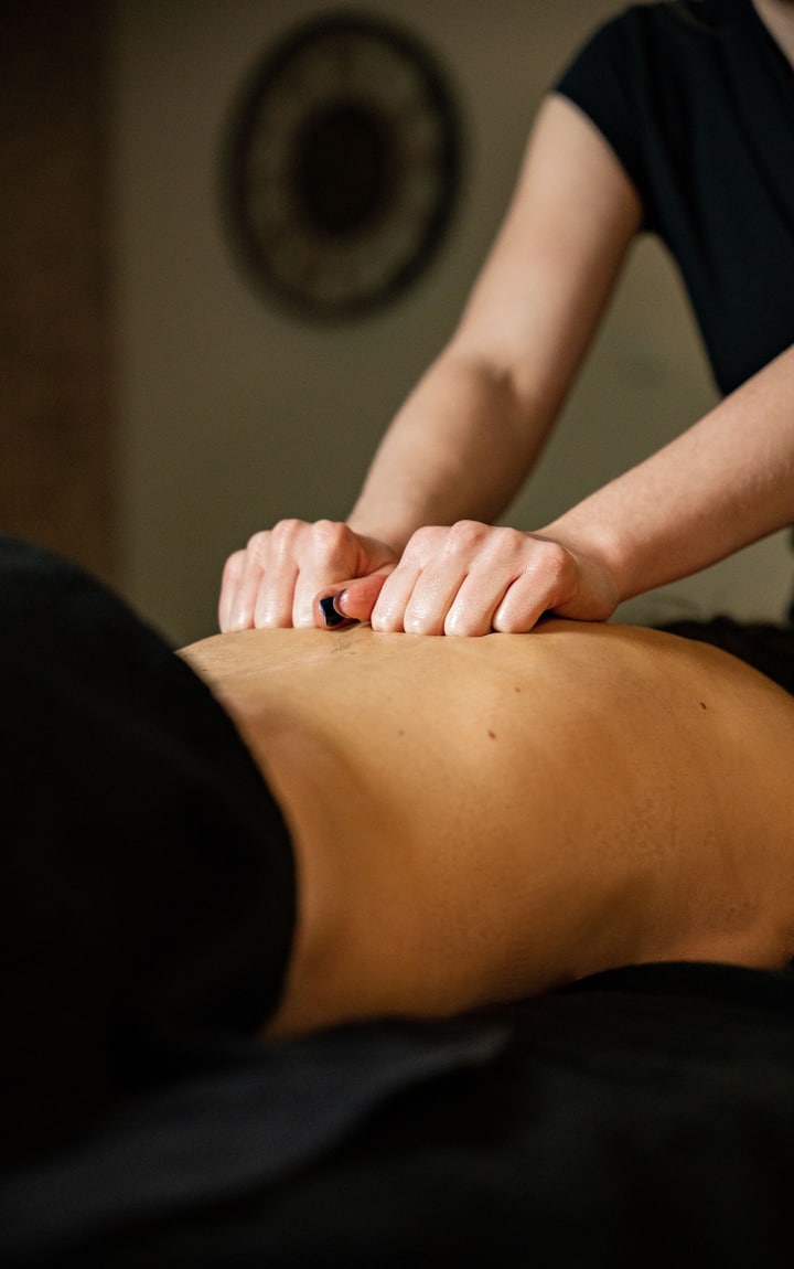 massage bas du dos